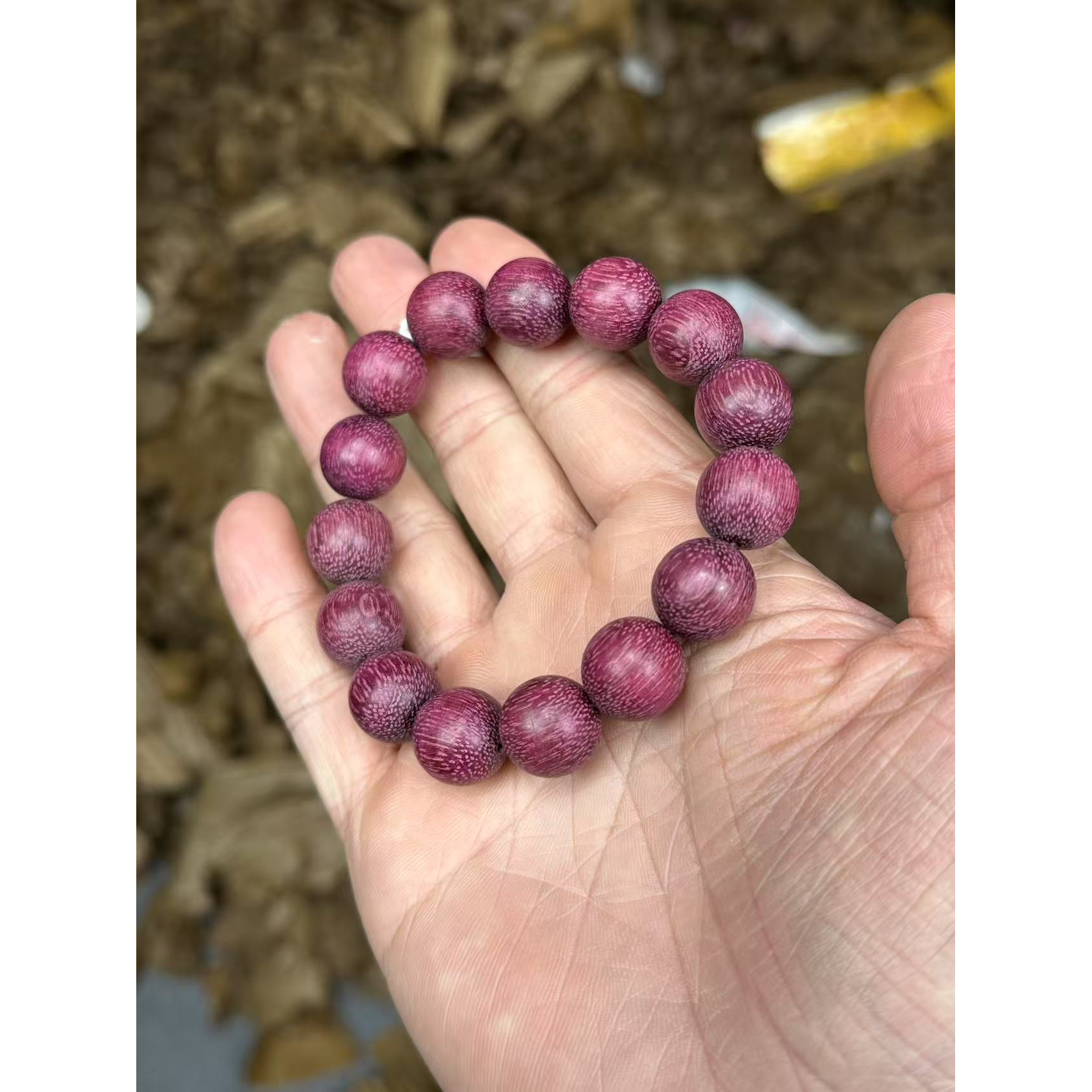 非金属木质手链 3365紫罗兰手串sf3365（无礼盒）