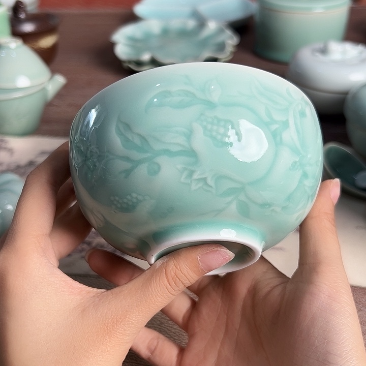 小米茶器龙泉青瓷