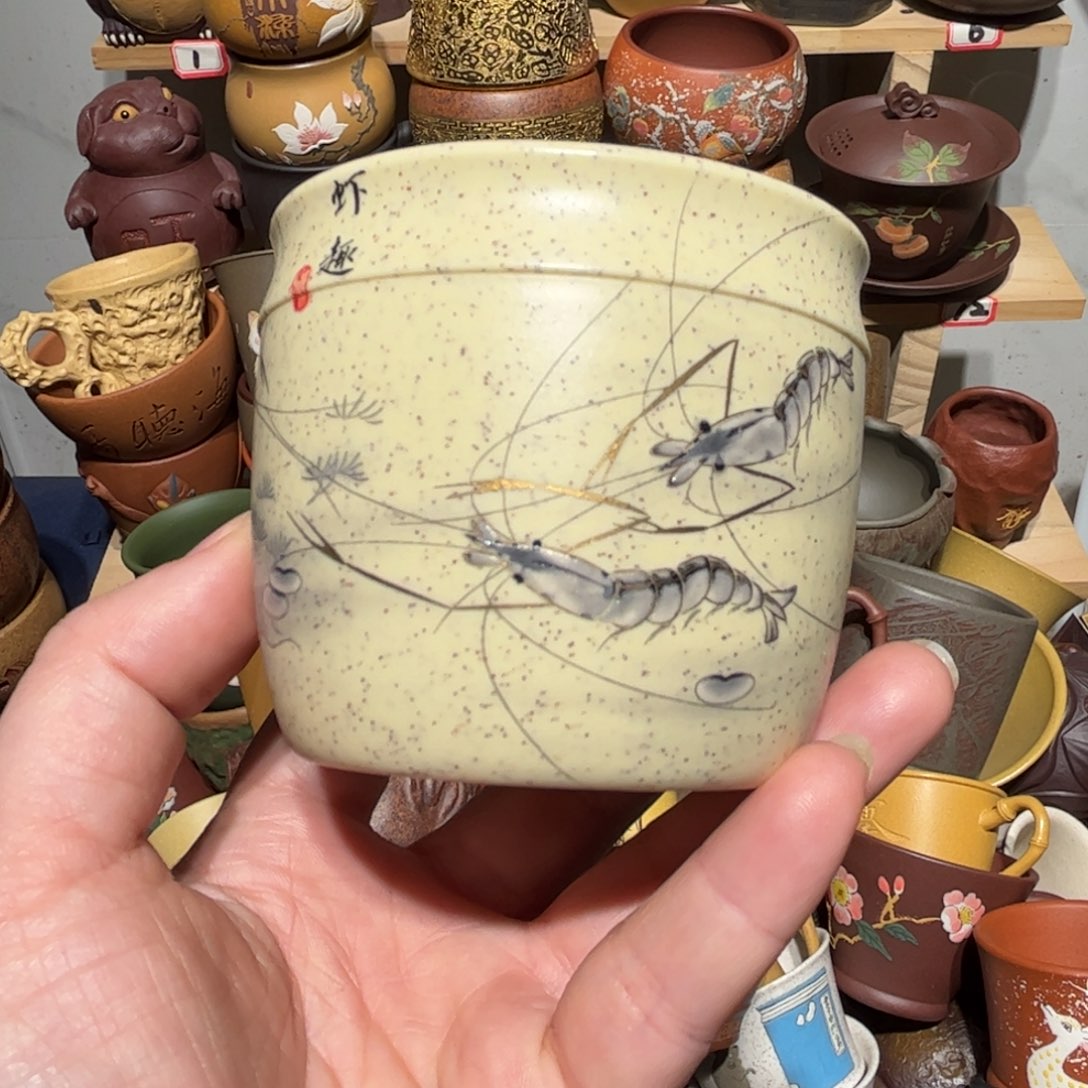 紫砂茶杯宜兴紫砂主人杯