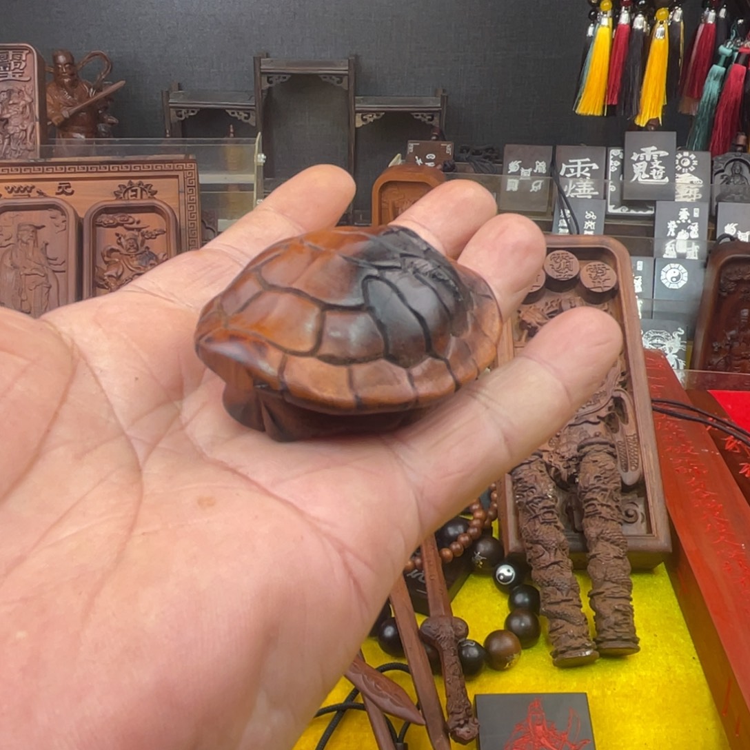 枣木雷击枣木雕刻龟甲