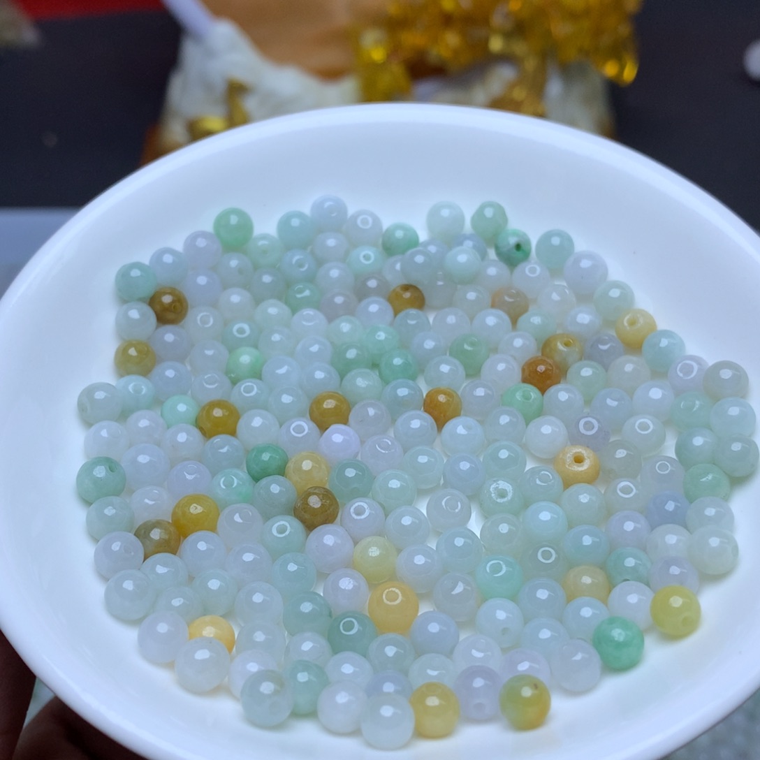 【闪购商品】翡翠手链未镶嵌卡5.2冰三彩100个