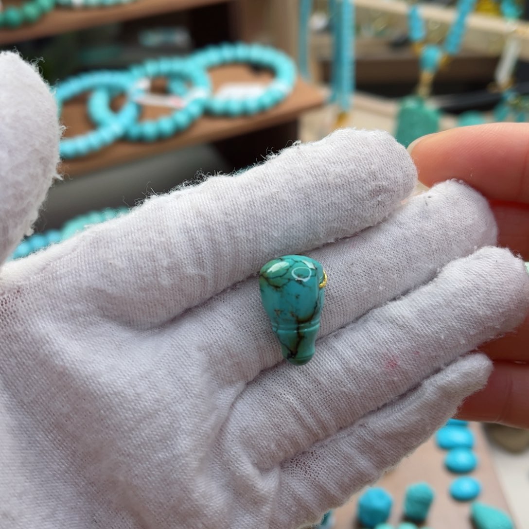 绿松石未镶嵌配饰