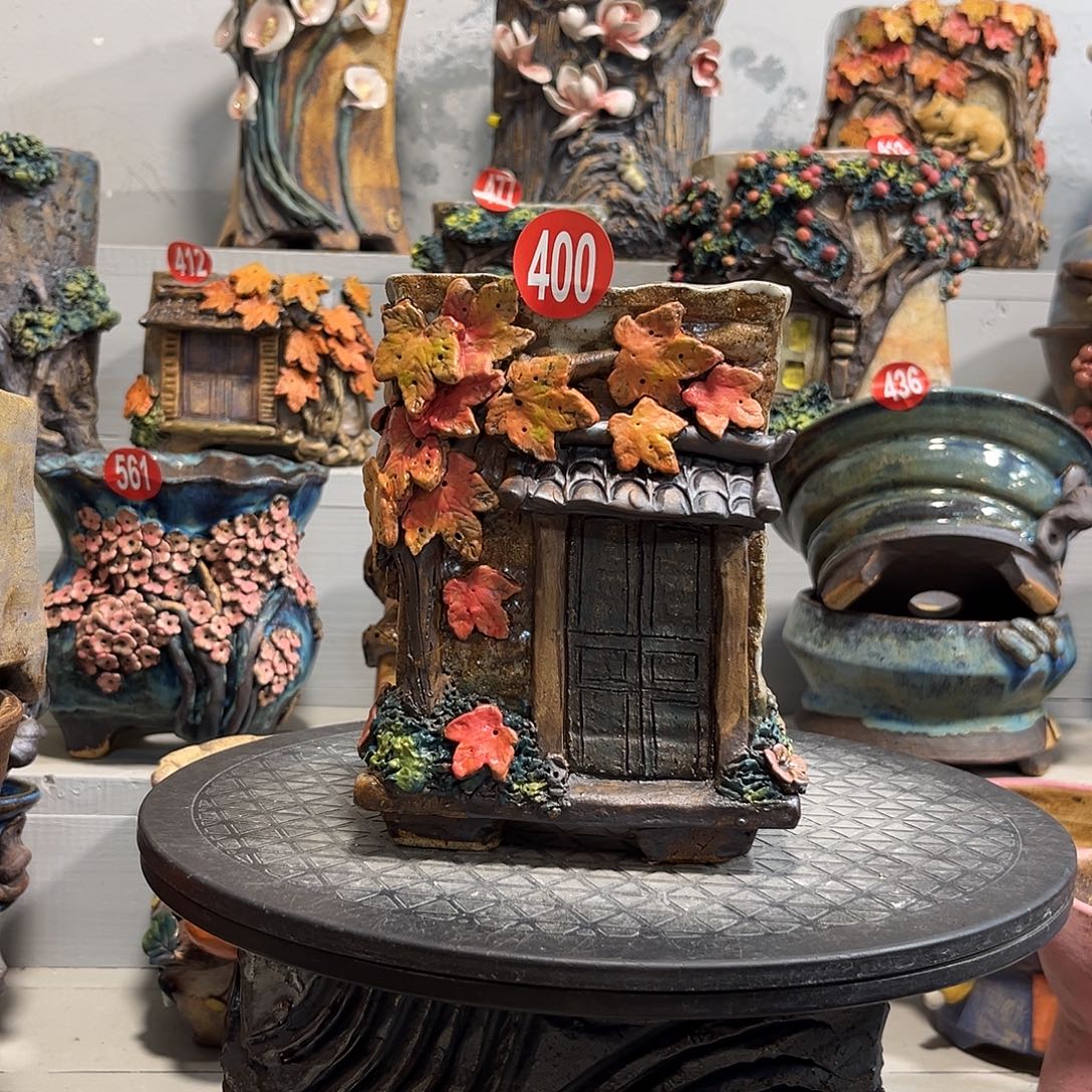 微瑕400 号陶然花器手工花盆