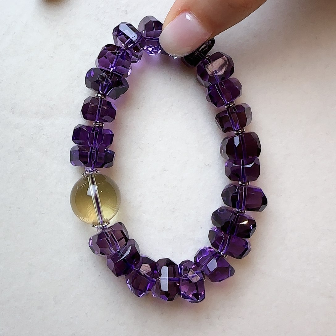 水晶手链未镶嵌大气上档次