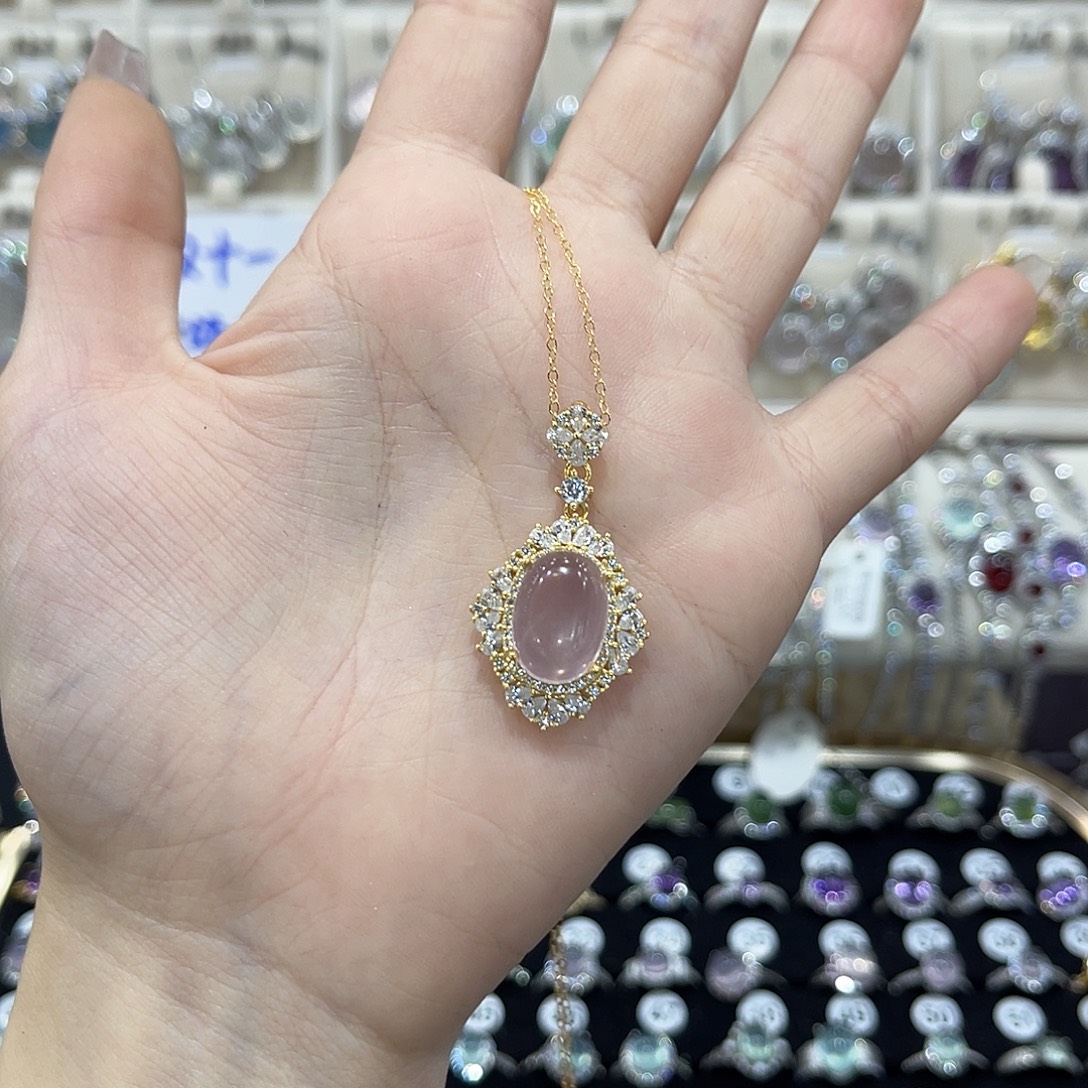 请***女蛇纹石玉银S925镶嵌戒指
