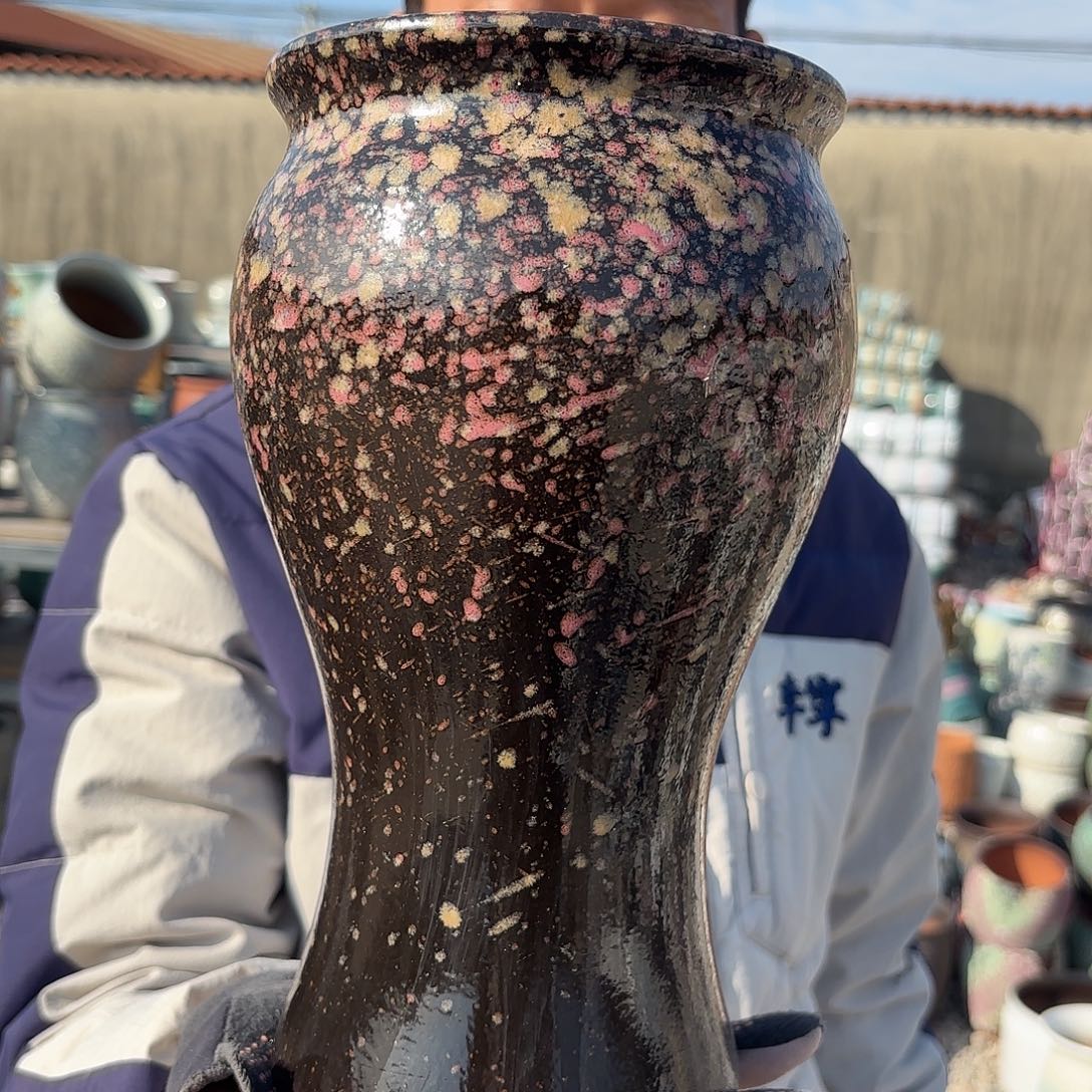 彩鱼尾一个口径15高度27