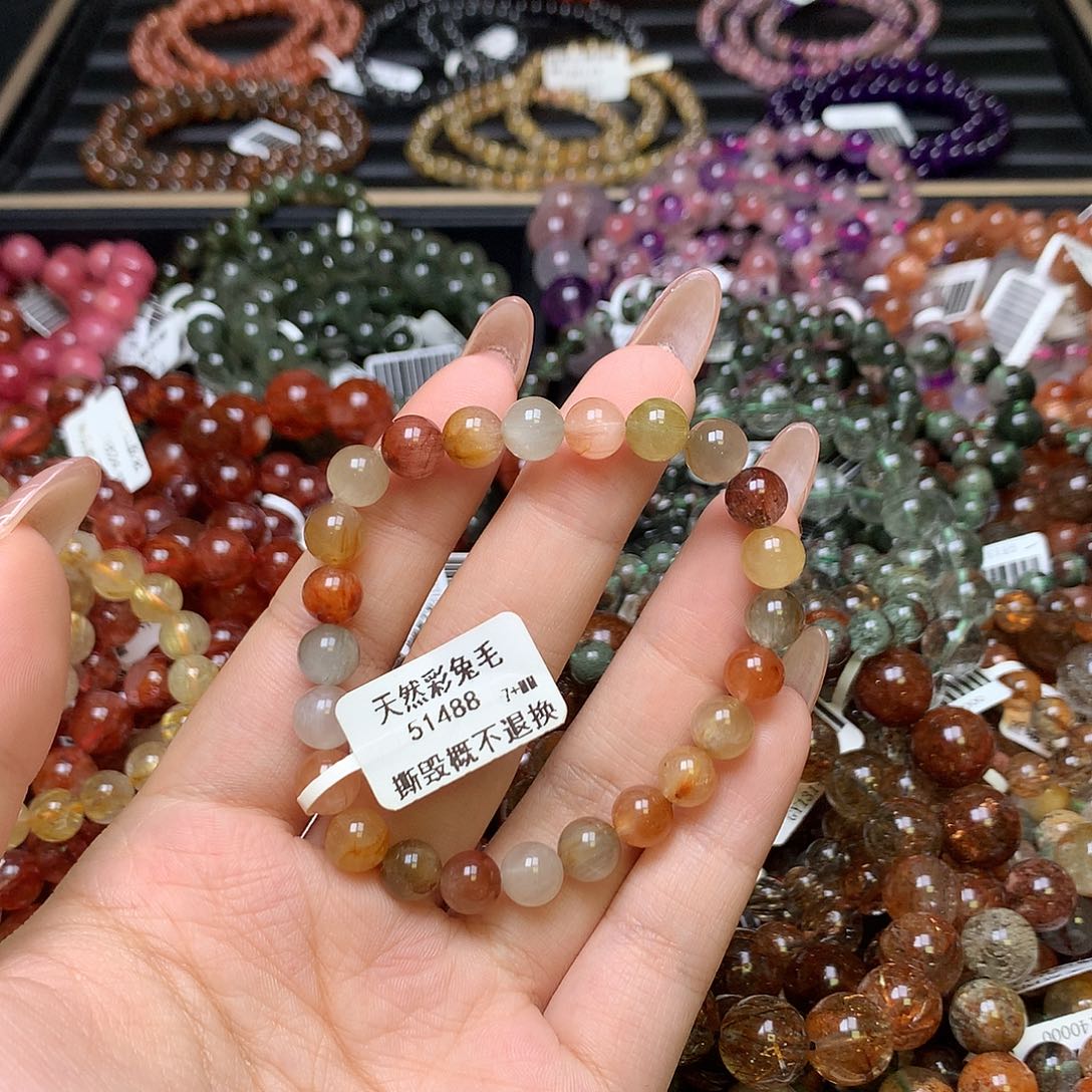 水晶手链未镶嵌，