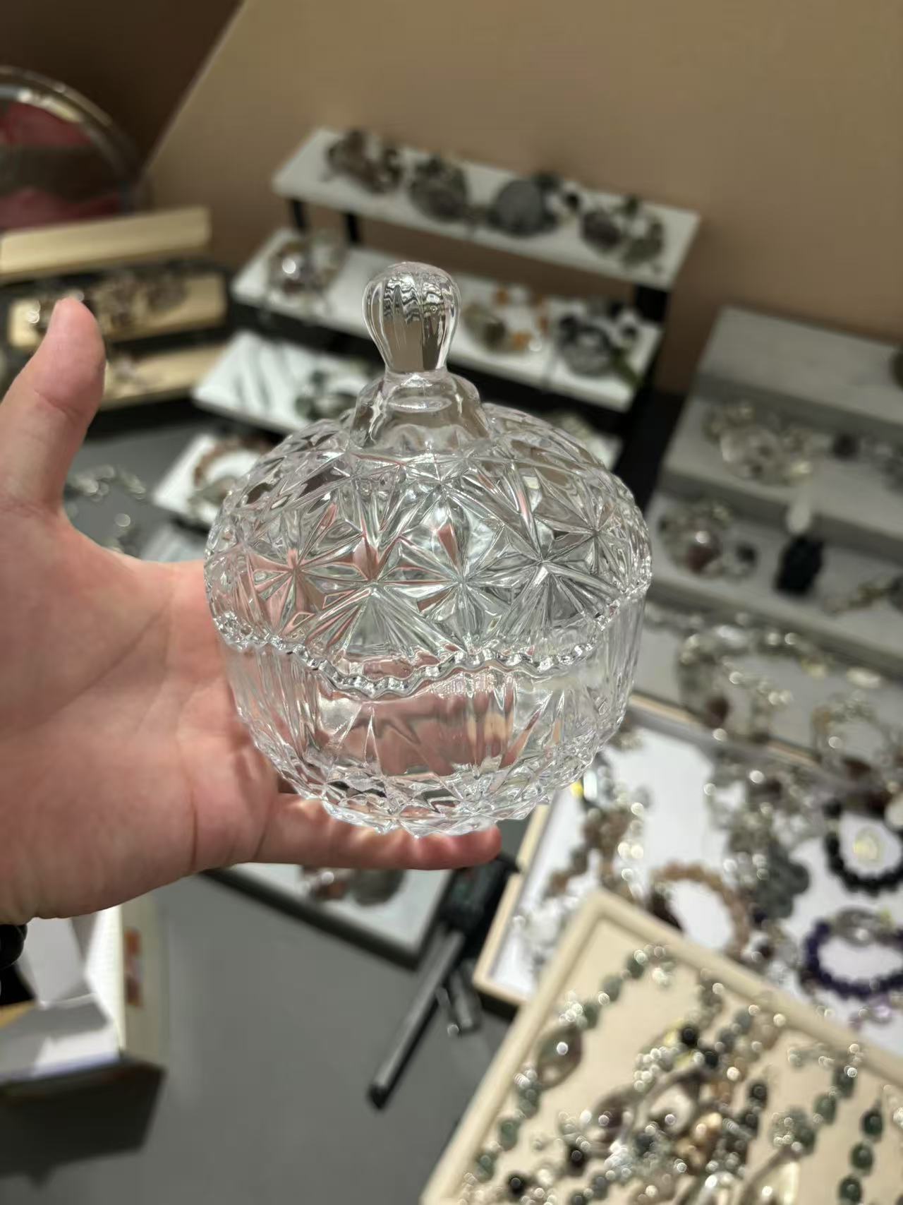 消磁碗水晶碎石专拍