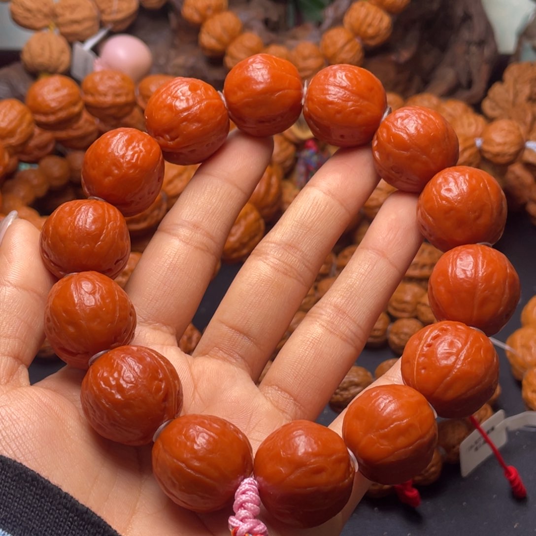 文玩核桃吊坠四****）柿子