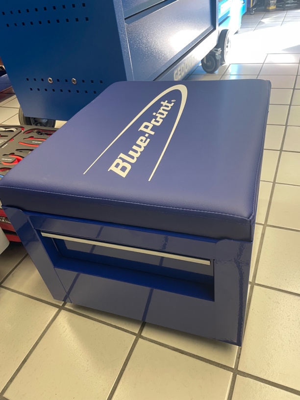 蓝点修车专用工具凳