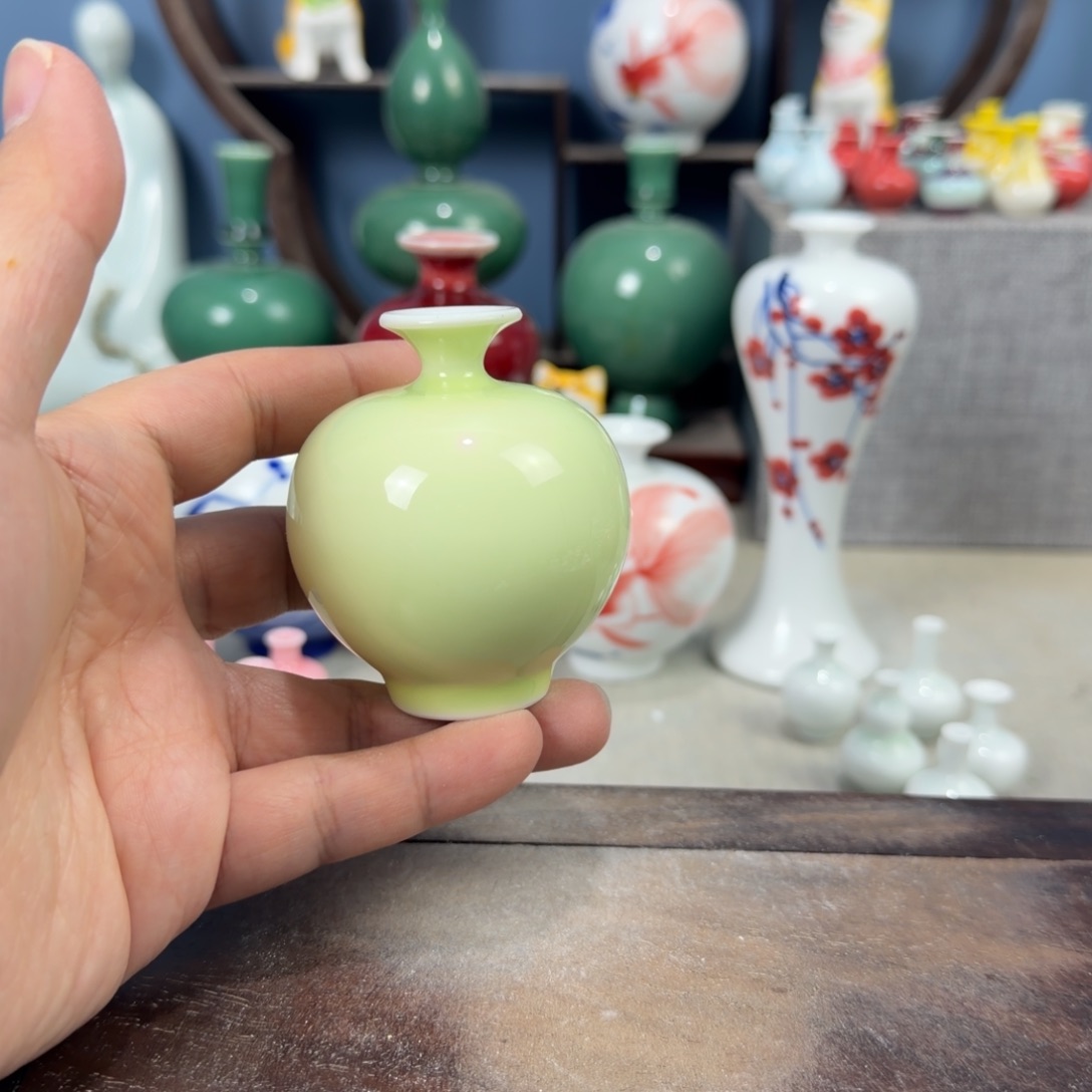 陶瓷手工小花器摆件