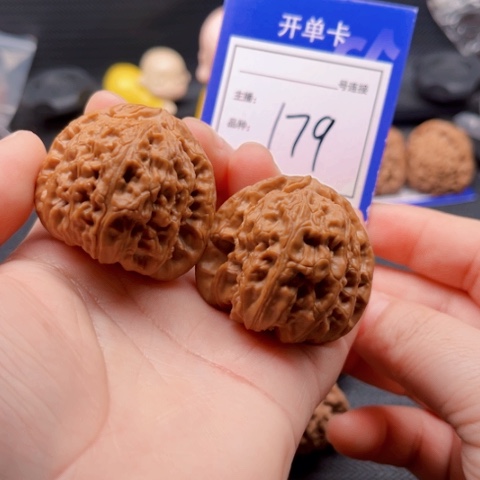 文玩核桃把件41白狮子 179
