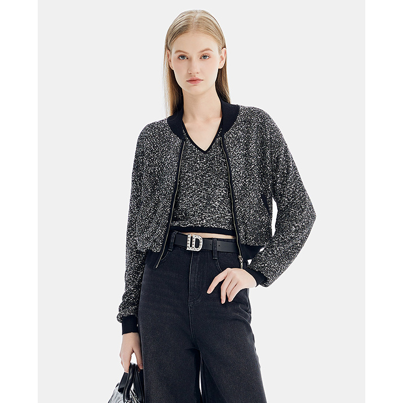 【九月】莱芙艾迪儿开襟针织衫1V1M44022