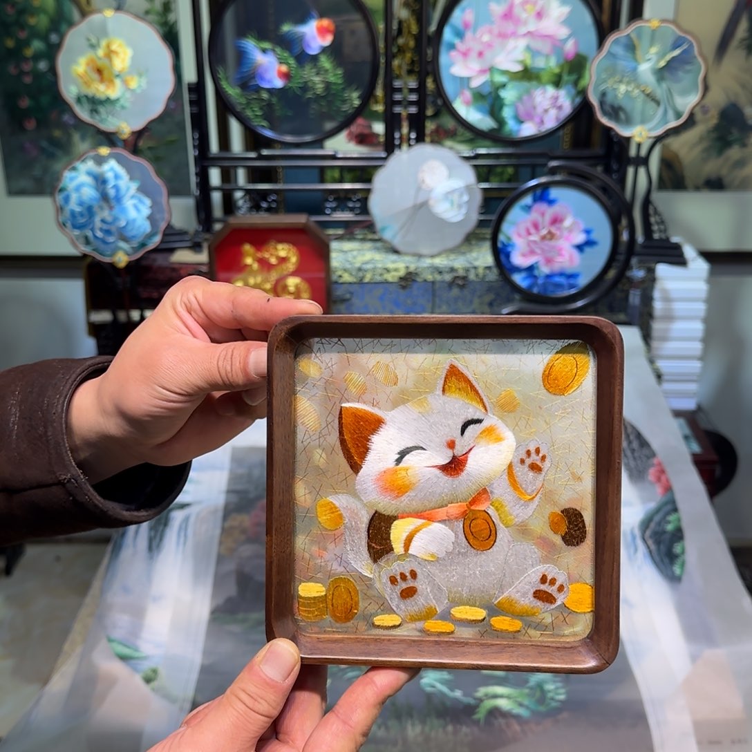 刺绣刺绣工艺精湛