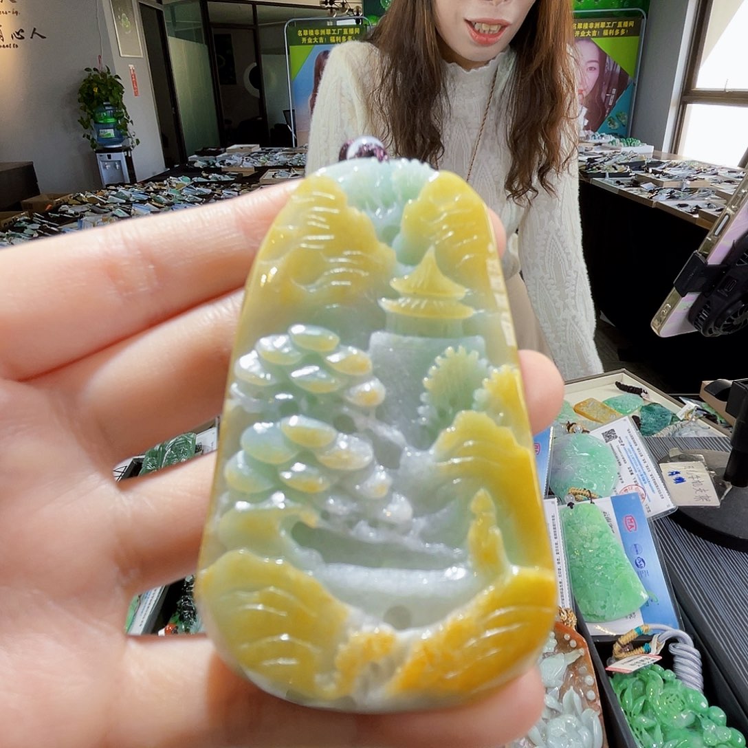 颈饰未镶嵌翡翠翡翠