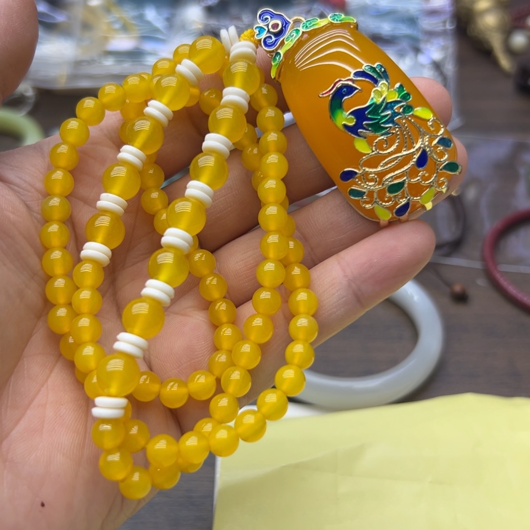 玛瑙/玉髓未镶嵌颈饰397