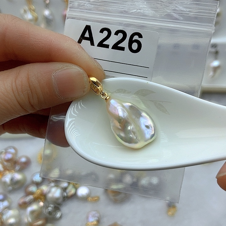 淡水珍珠颈饰银S925镶嵌