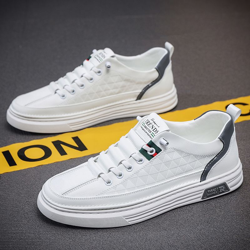 [6.18特惠]夏季2025男士小白鞋休闲潮鞋透气潮流板鞋百搭脚蹬R001