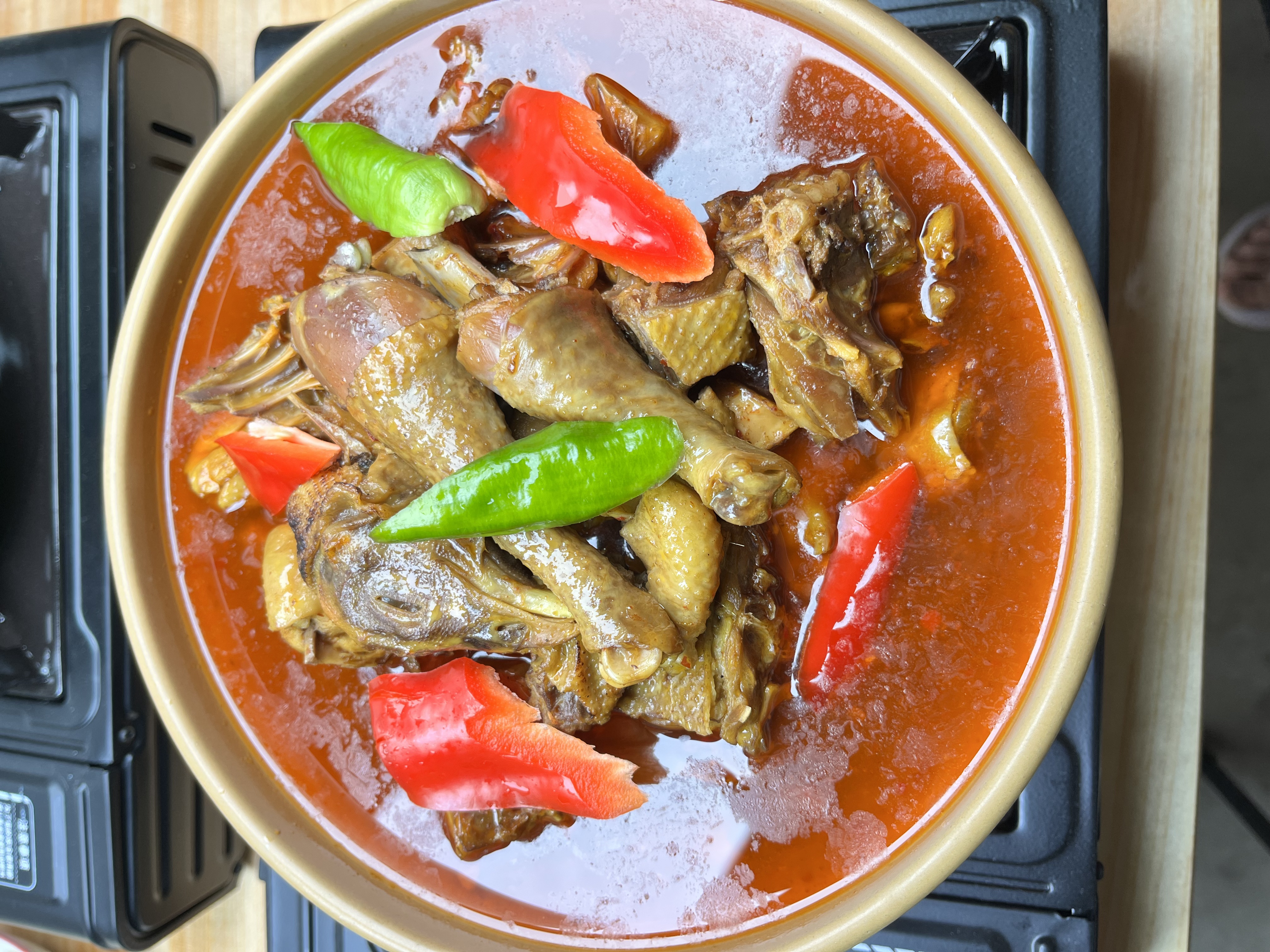 【丁厨子现做钵子菜】正宗湖南口味腊土鸡+牛杂组合套餐