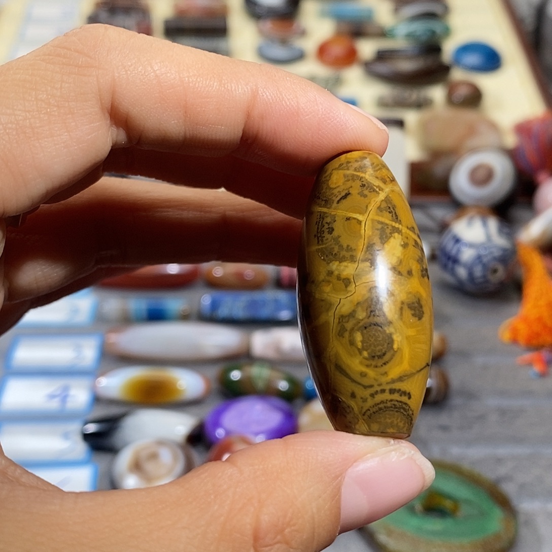 雷***子玛瑙/玉髓合金颈饰