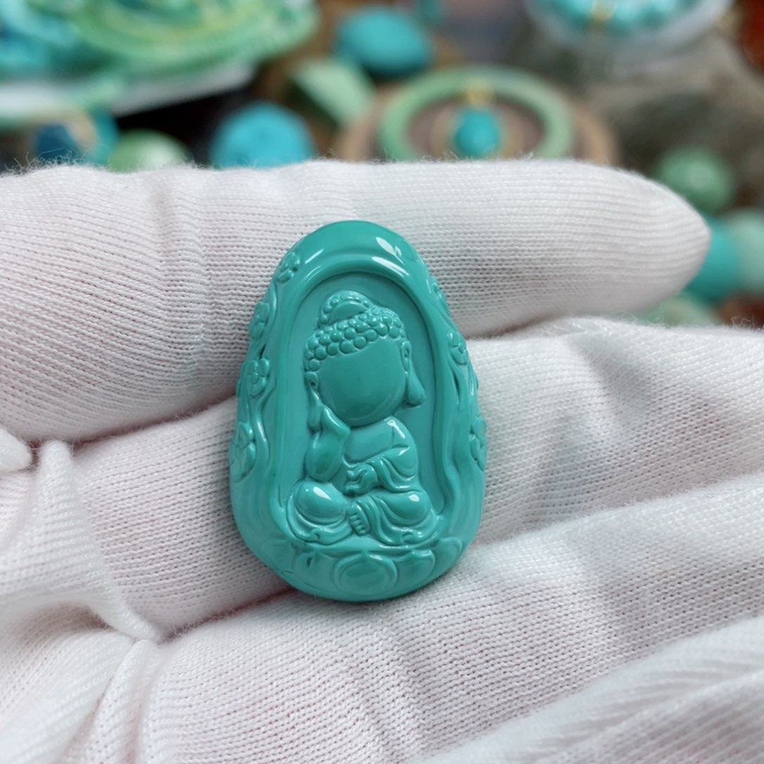 绿松石珠宝奇石未镶嵌