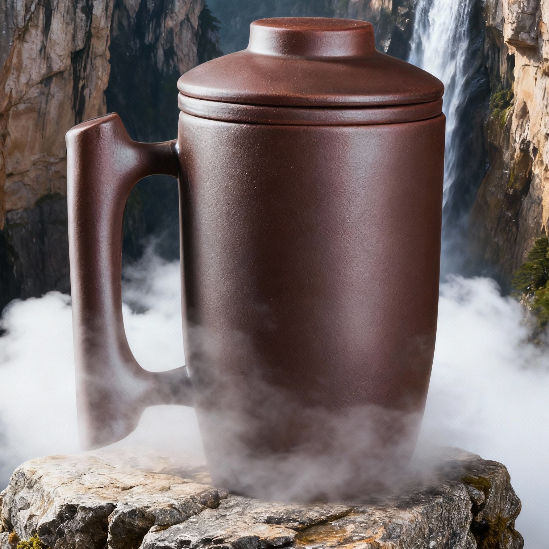 泗水砭石疗养院砭石女娲石五色土杯板