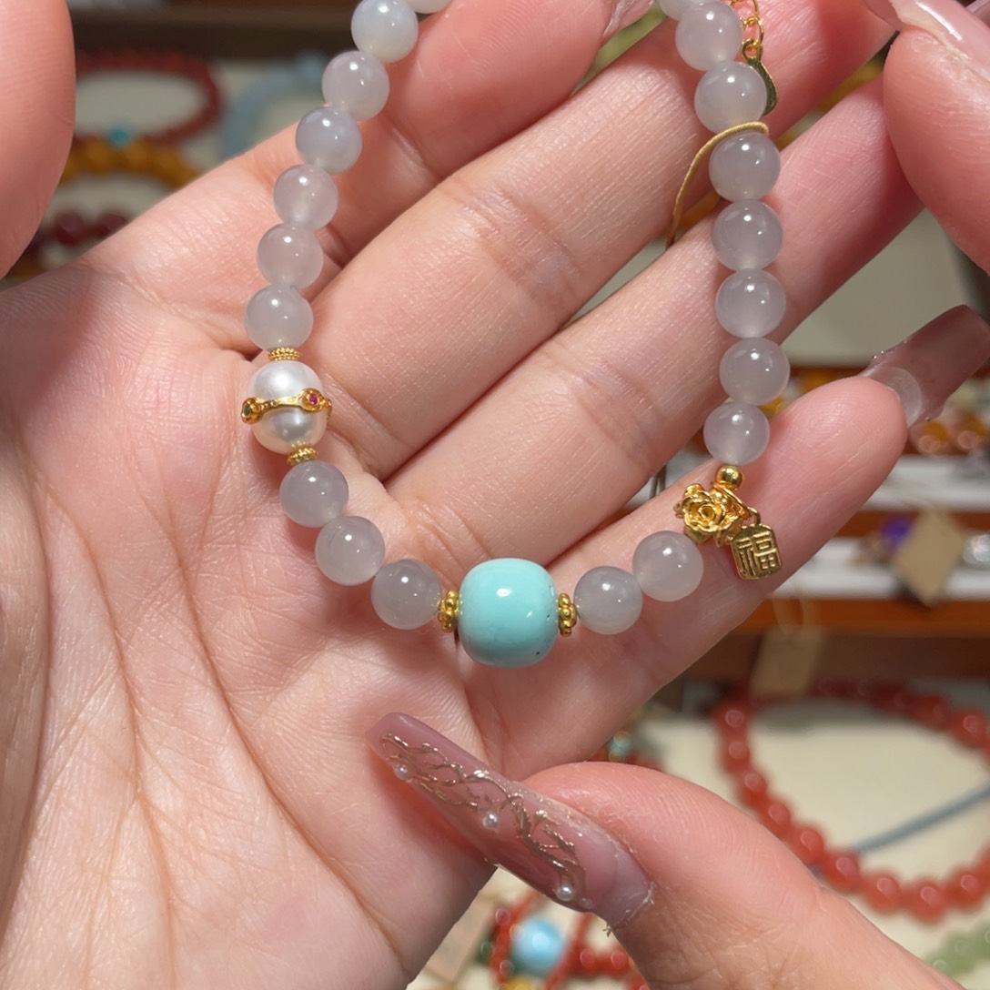 和田玉手链未镶嵌