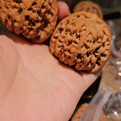 文玩核桃吊坠48.5粗筋