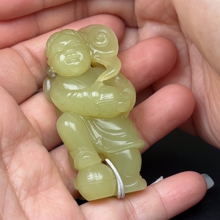 未镶嵌和田玉挂件风*