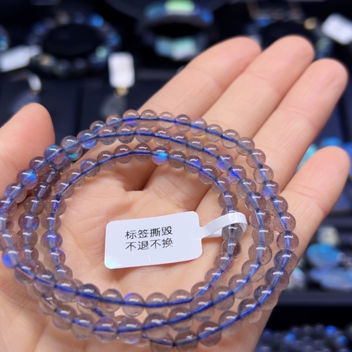 拉长石手串未镶嵌5左右