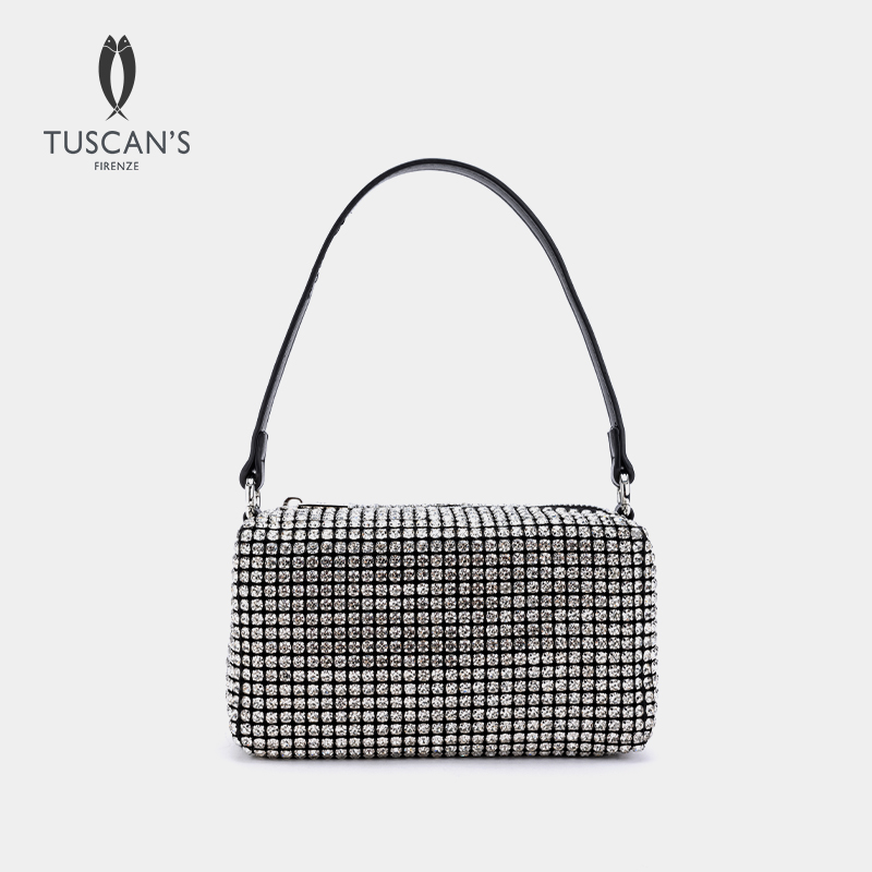 TUSCAN'S满钻晚宴包轻奢时尚亮钻单肩斜挎包包女包名媛TS时代双鱼