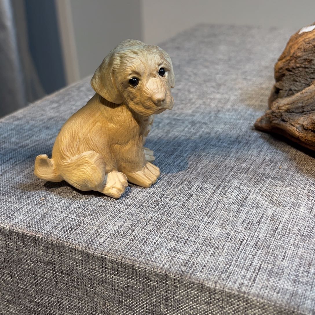 李***霸黄杨木摆件工艺品摆件