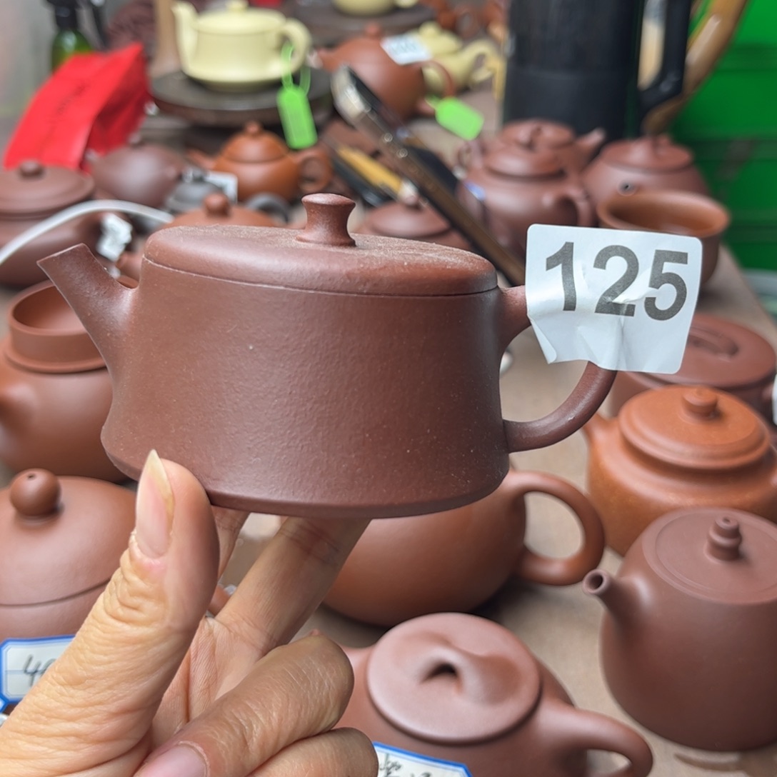 紫砂茶壶底槽清大瑕疵100cc