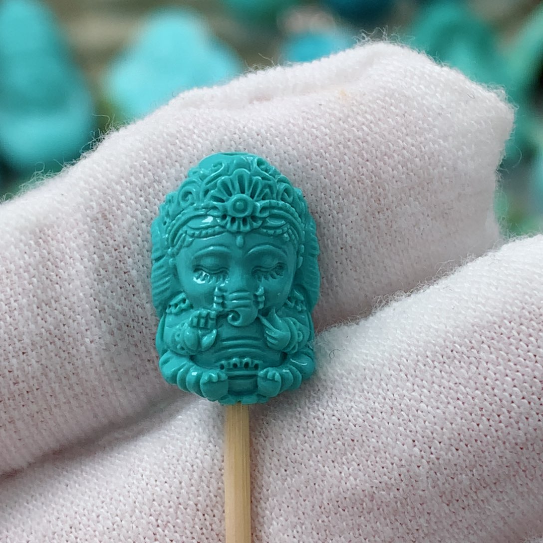 绿松石珠宝奇石未镶嵌