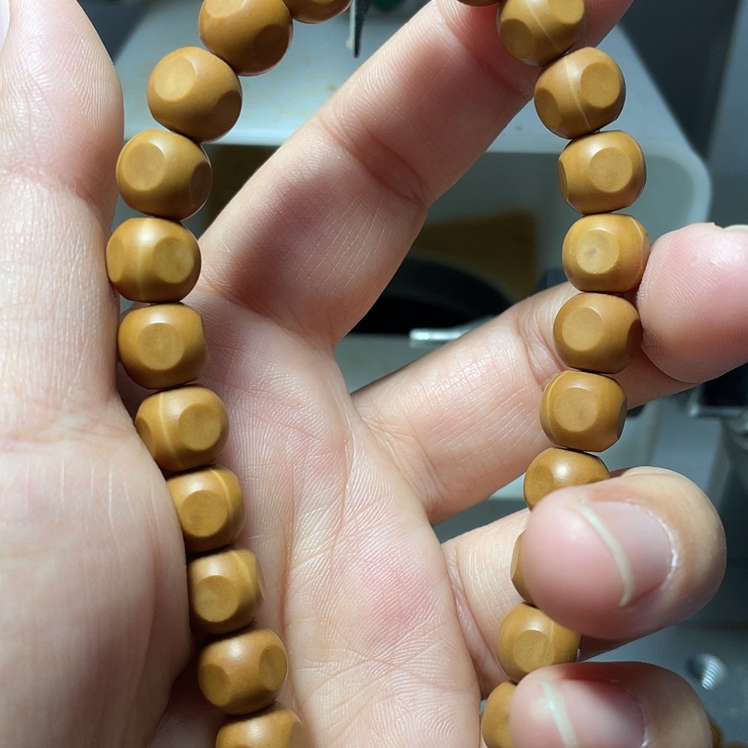 猴头核桃吊坠原皮原色六方