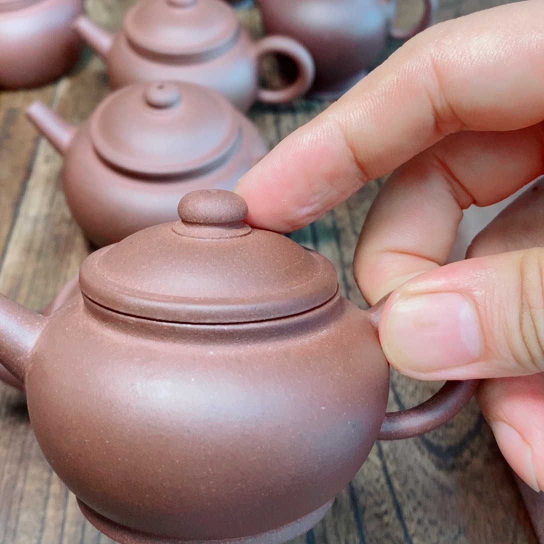 茶壶紫砂全手工红清水摹古