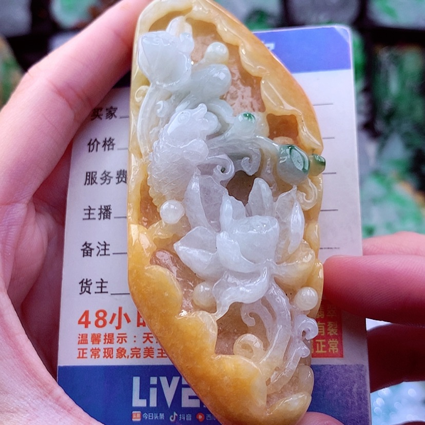 【闪购商品】翡翠颈饰未镶嵌挂件