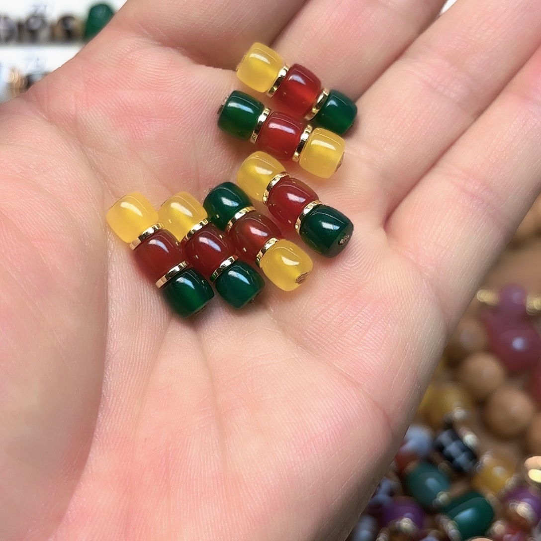 玛瑙/玉髓未镶嵌隔珠