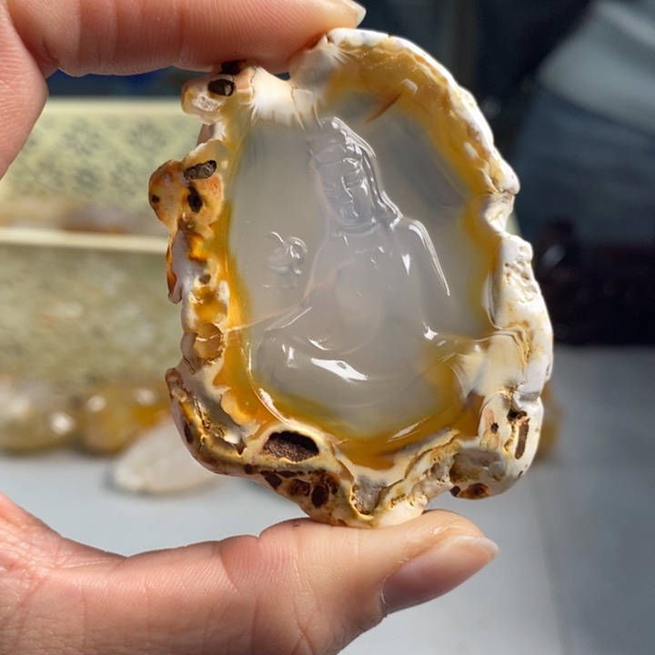 玛瑙/玉髓吊坠(不含链)未镶嵌