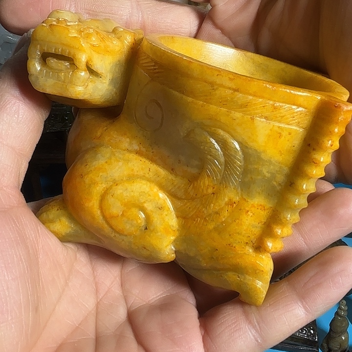 爽***蛙和田玉未镶嵌挂件