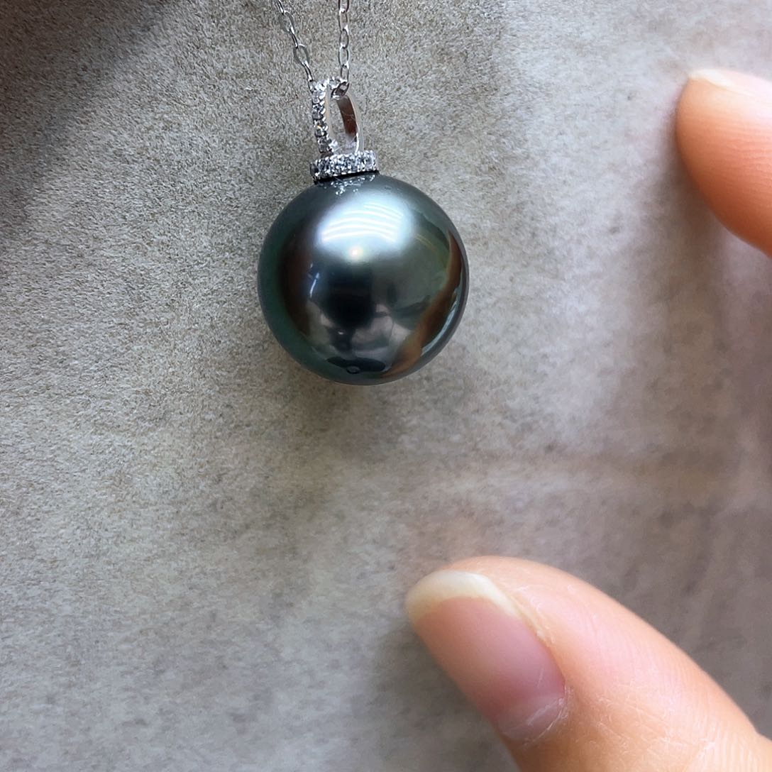 海水珍珠颈饰18K金镶嵌