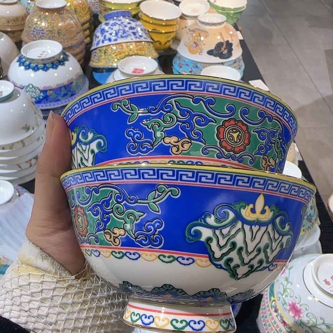 骨瓷骨瓷珐琅彩工艺