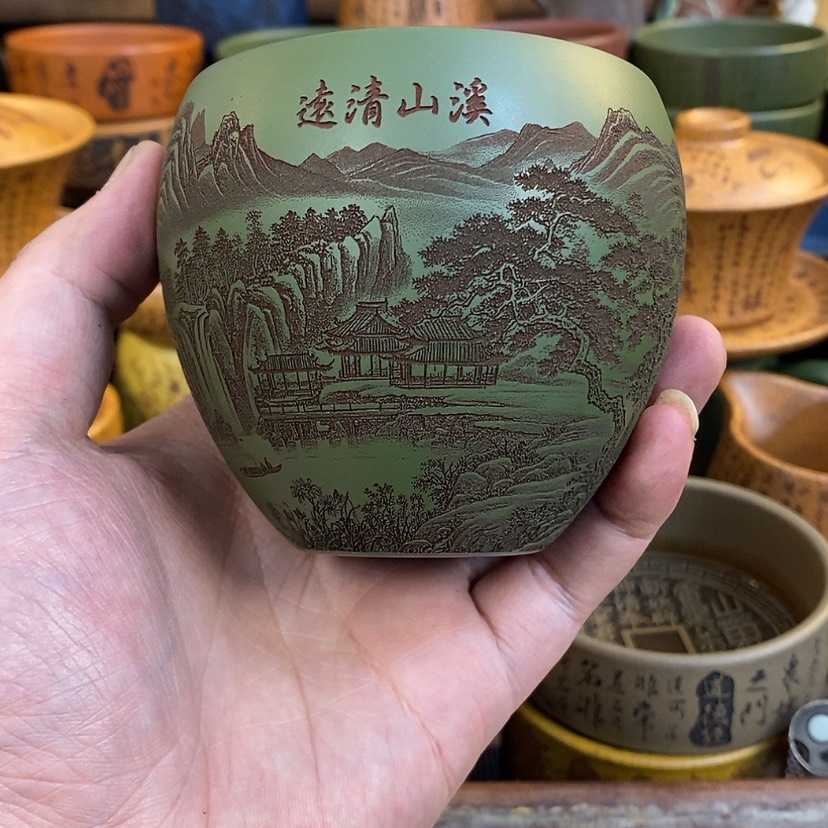 【闪购商品】紫砂杯子宜兴全手工紫砂杯