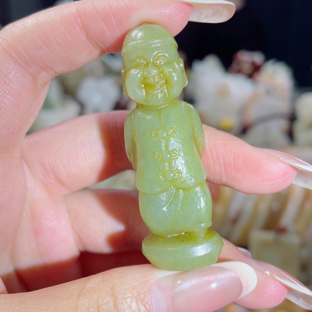 和田玉未镶嵌挂件1