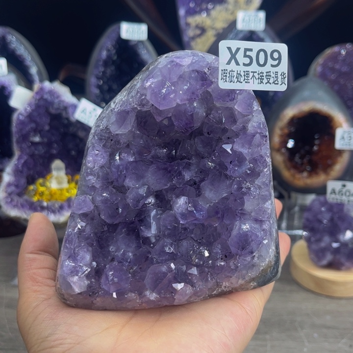 中大型水晶摆件随行未镶嵌包邮