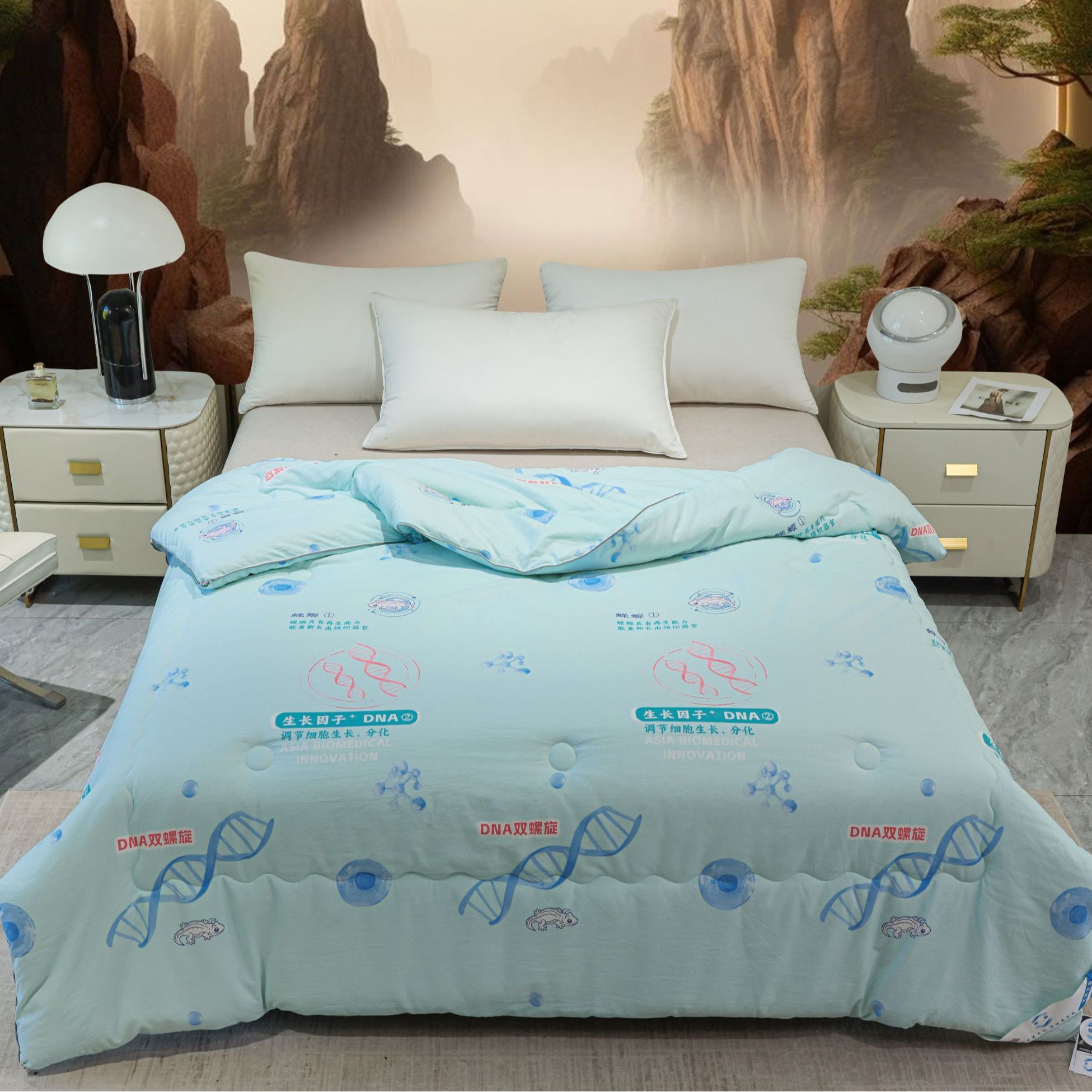 【SF专属】文养生命蝾螈养生花型被