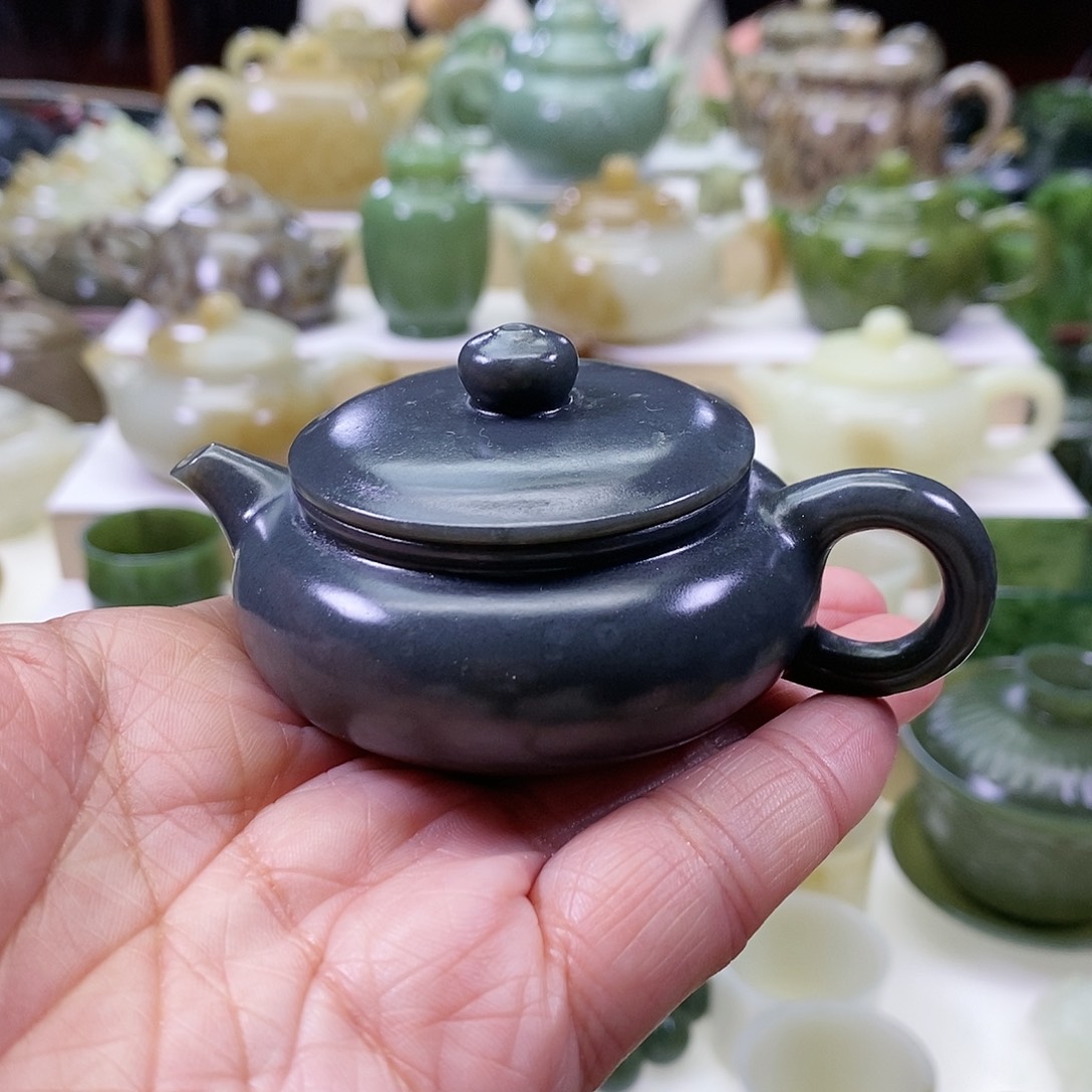 和田玉茶壶未镶嵌