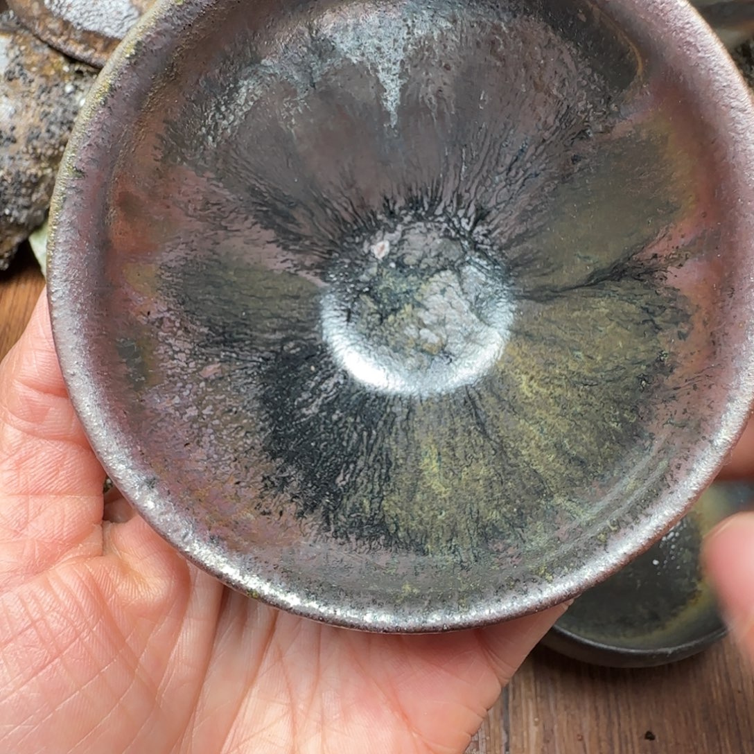 柴烧建盏茶盏茶杯694