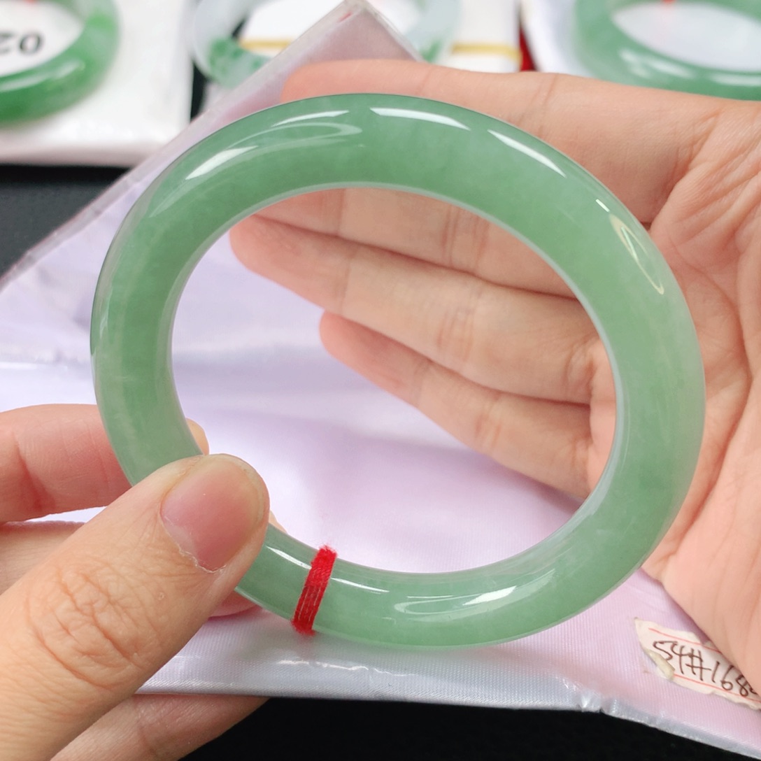 未镶嵌手镯翡翠缅甸圆54