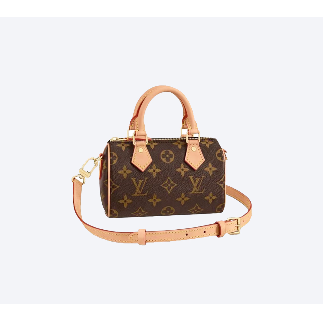 99新 LouisVuitton/路易威登 新款speed nano斜挎包闲置